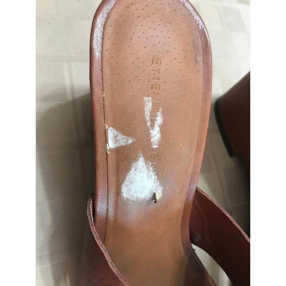 Etienne Aigner slip on sandals 3.25